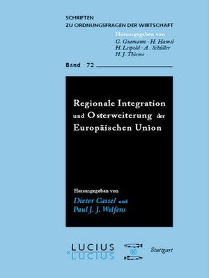 cover image of Regionale Integration und Osterweiterung der Europäischen Union